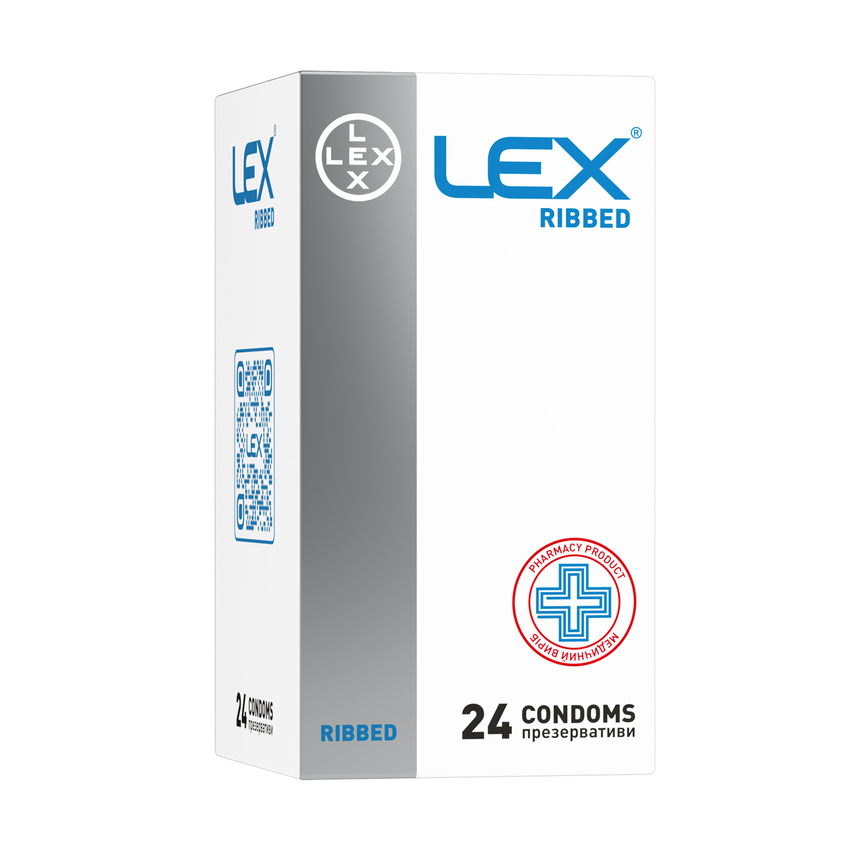 Презервативи LEX Ribbed, 24 шт