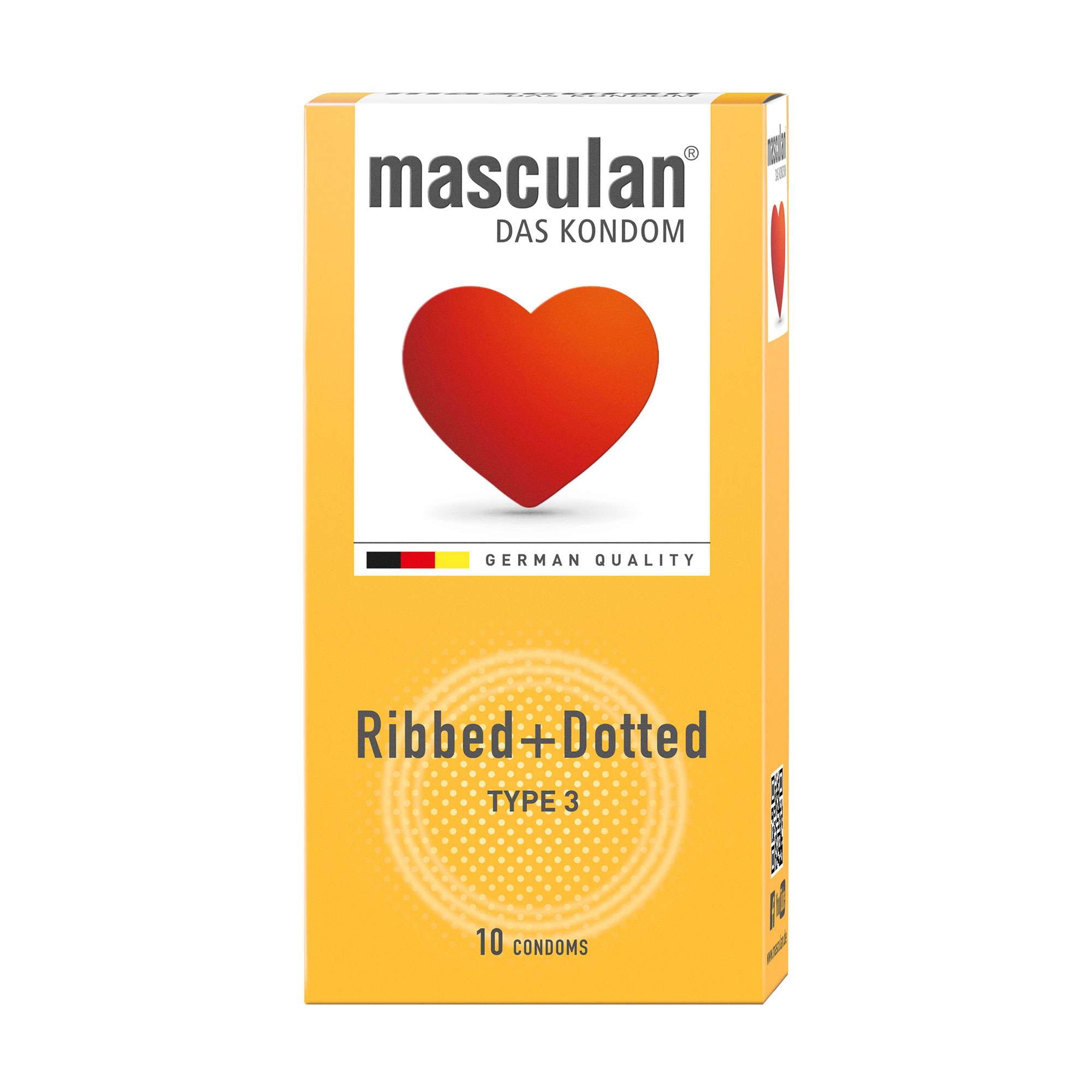 Презервативи Masculan Ribbed+Dotted, 10 шт